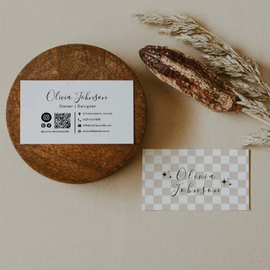 Boho-Visitenkartenvorlage Visitenkarte