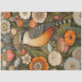 BOHO-VOGEL WHIMSICAL DECOUPAGE-TISSUEPAPER SEIDENPAPIER (Vorderseite)