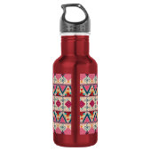 Boho-Volks kunst Edelstahlflasche (Rückseite)