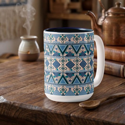 Boho-Volks kunst Zweifarbige Tasse