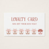 boho volkskunst Blume qr Code-Treuekarte (Vorderseite)