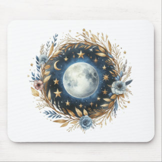 Boho Vollmond Mousepad