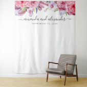 Boho vor dem Hintergrund der Blüte. Hintergrund de Wandteppich (Beispiel)