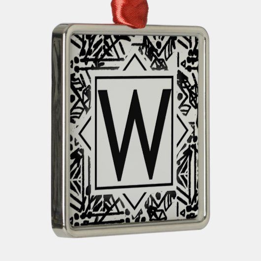 Boho W Ornament Aus Metall (Rechts)