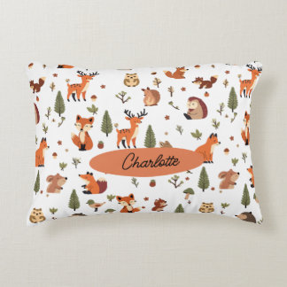 Boho-Wald-Personalisierte Baby Dekokissen