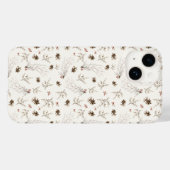 Boho-Wald-Winterbeeren-Muster Case-Mate iPhone Hülle (Rückseite (Horizontal))