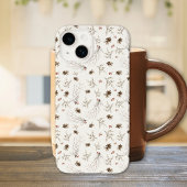 Boho-Wald-Winterbeeren-Muster Case-Mate iPhone Hülle