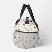 Boho-Wald-Winterbeeren-Muster Duffle Bag (Rechts)