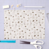 Boho-Wald-Winterbeeren-Muster Seidenpapier (Handwerk)