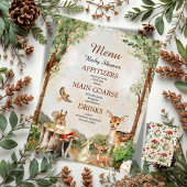 Boho Wald Woodland Tiere Rustic Baby Dusche Flyer