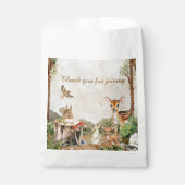 Boho Wald Woodland Tiere Rustic Baby Dusche Geschenktütchen (Vorderseite)