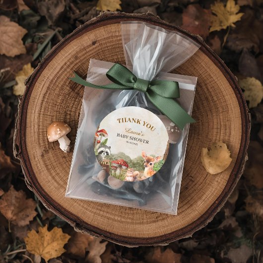 Boho Wald Woodland Tiere Rustic Baby Dusche Geschenktütchen