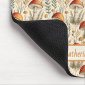 Boho-Waldpilzmuster Mousepad (Ecke)