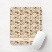 Boho-Waldpilzmuster Mousepad (Mit Mouse)