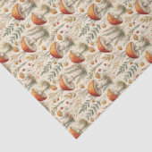 Boho-Waldpilzmuster Seidenpapier (Detail)