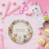 Boho-Waldtiere-Baby-Party-Papier-Teller Pappteller (Party)