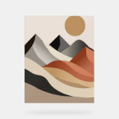 Boho wall Art Acrylschild (Vorderseite)