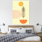 Boho wall Art Leinwanddruck (Insitu (Schlafzimmer))