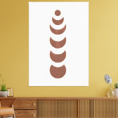 Boho wall Art Leinwanddruck (Insitu (Wohnzimmer))