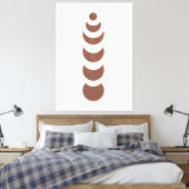 Boho wall Art Leinwanddruck (Insitu (Schlafzimmer))