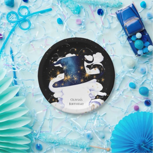 Boho Wand Magic Wizard Geburtstag Pappteller (Party)