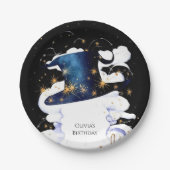 Boho Wand Magic Wizard Geburtstag Pappteller (Vorderseite)