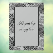 Boho Warm Grays Mandalases Fensterheber Fensteraufkleber (Blatt 3)