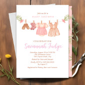 Boho Wäscheleine hellrosa Einladung