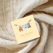 Boho Wäscheleine Pasta Aquarell Babydusche Serviette