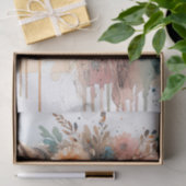 Boho Wasserfarbe Blumenzauber Pferdegewebe Papier (Geschenk)