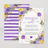 Boho Wasserfarbe Frühlingsblumen wollen gut Begleitkarte (Vorne/Hinten)