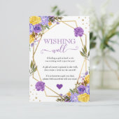 Boho Wasserfarbe Frühlingsblumen wollen gut Begleitkarte (Stehend Vorderseite)