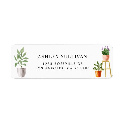 Boho Wasserfarbe gegossene Häuser (Vorne)