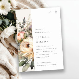 Boho Wasserfarbe Herbst Probe Einladung