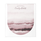 Boho Wasserfarbe Krawatte-Dye Custom Notepad - Plu Notizblock (Vorderseite)