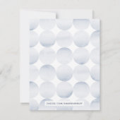 Boho Wasserfarbe Krawatte-Dye Custom Stationer - B (Rückseite)