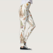 Boho-Wasserfarbe-Regenbogen-Pastell-Blumen-Legging Leggings (Rechts)