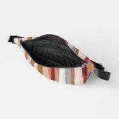 Boho-Wasserfarbe-Streifenmuster Bauchtasche (Offen)