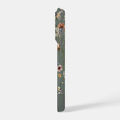 Boho-Wasserfarbe-Wildblumen-Muster iPhone Hülle (Linke Seite)