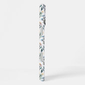 Boho Wasserfarbe Wildblumen Muster Monogramm Name iPhone Hülle (Rechte Seite)