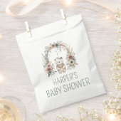 Boho-Wasserfarben-Bär-Baby-Party Geschenktütchen (Ausgeschnitten)