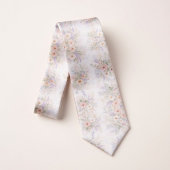 Boho-Wasserfarben-Blumenmuster Krawatte