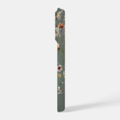 Boho-Wasserfarben-Wildblumen-Muster  iPhone Hülle (Linke Seite)