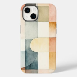 Boho Watercolor Abstrakt Art Case-Mate iPhone 14 Hülle