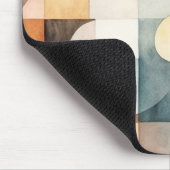 Boho Watercolor Abstrakt Art Mousepad (Ecke)