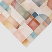 Boho Watercolor Abstrakt Art Seidenpapier (Detail)