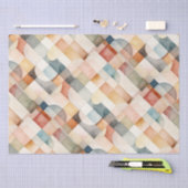 Boho Watercolor Abstrakt Art Seidenpapier (Handwerk)
