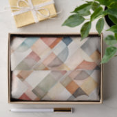 Boho Watercolor Abstrakt Art Seidenpapier (Geschenk)