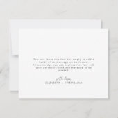 Boho Watercolor Abstrakt Dankeskarte (Rückseite)