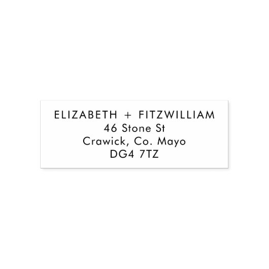 Boho Watercolor Abstrakt | Hochzeitsstiftung Permastempel (Design)